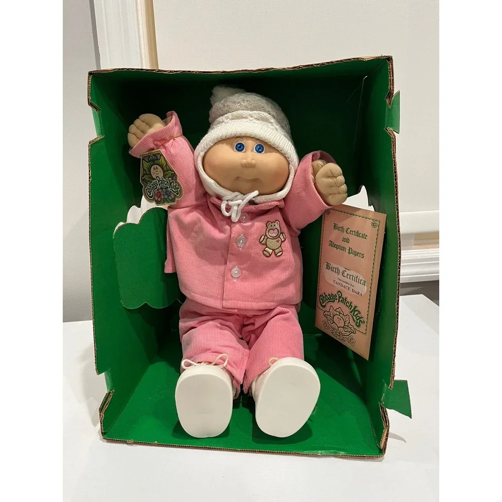 Vintage 1983 Cabbage Patch Kids Coleco Preemie Candace Dara Corduroy w Papers